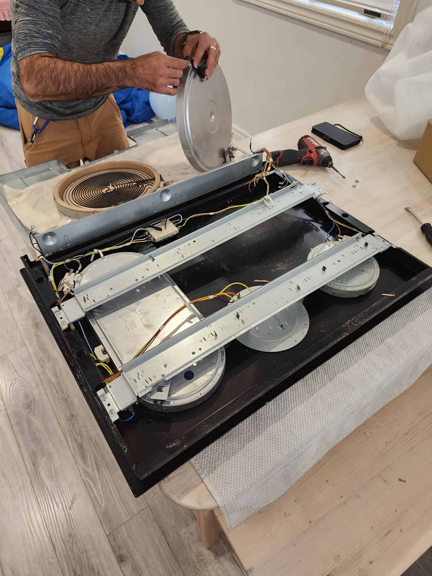 Stove triple element not working element replacement