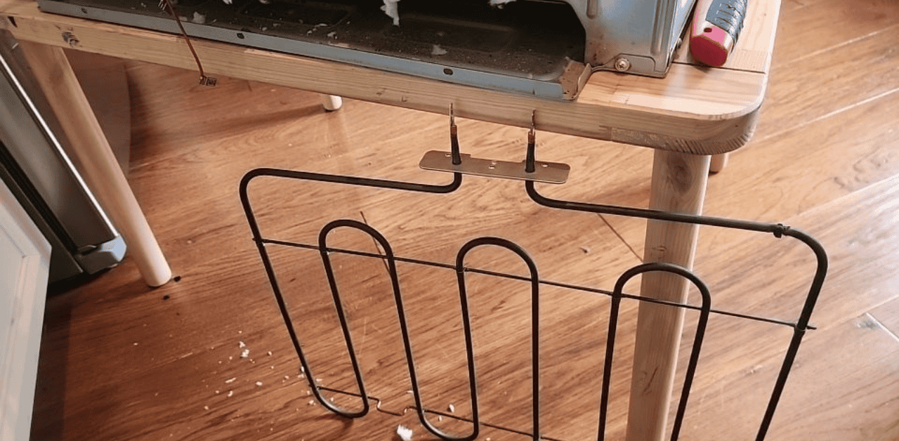 Whirlpool burned bake element replacement