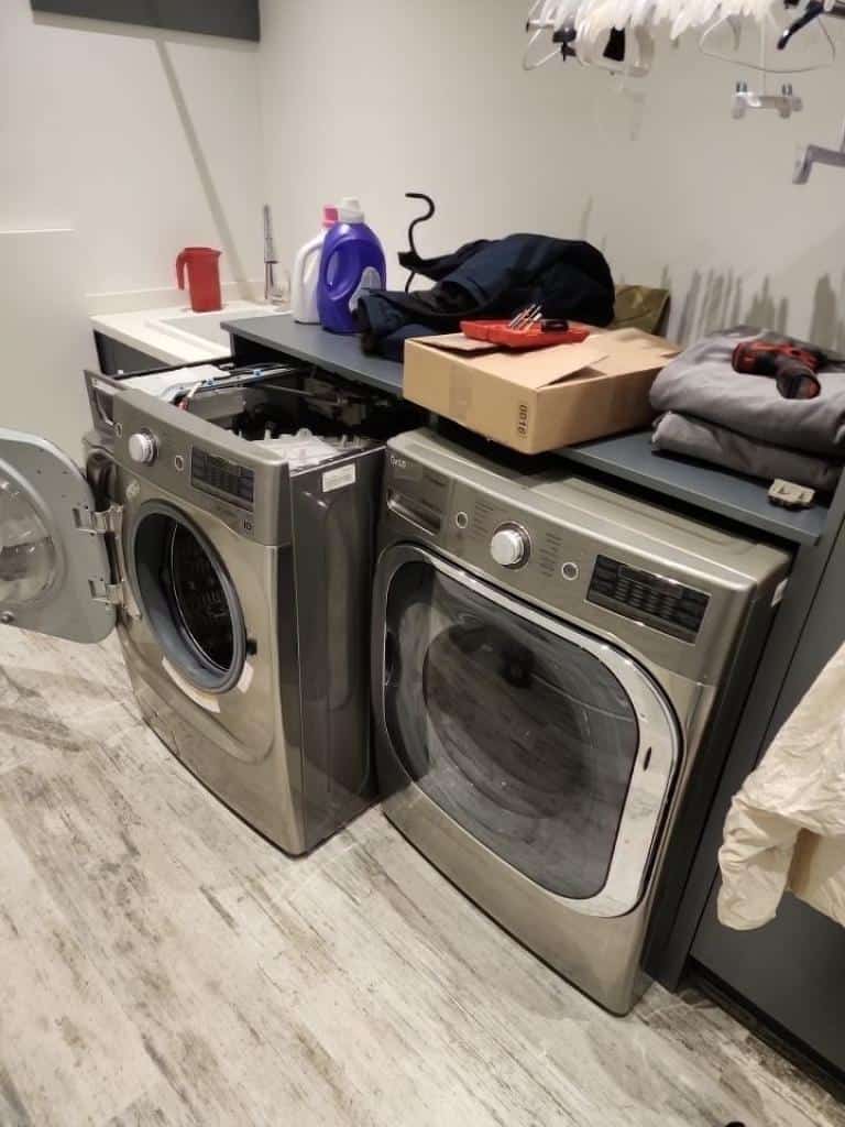 Rubber ring replacement in washing machine