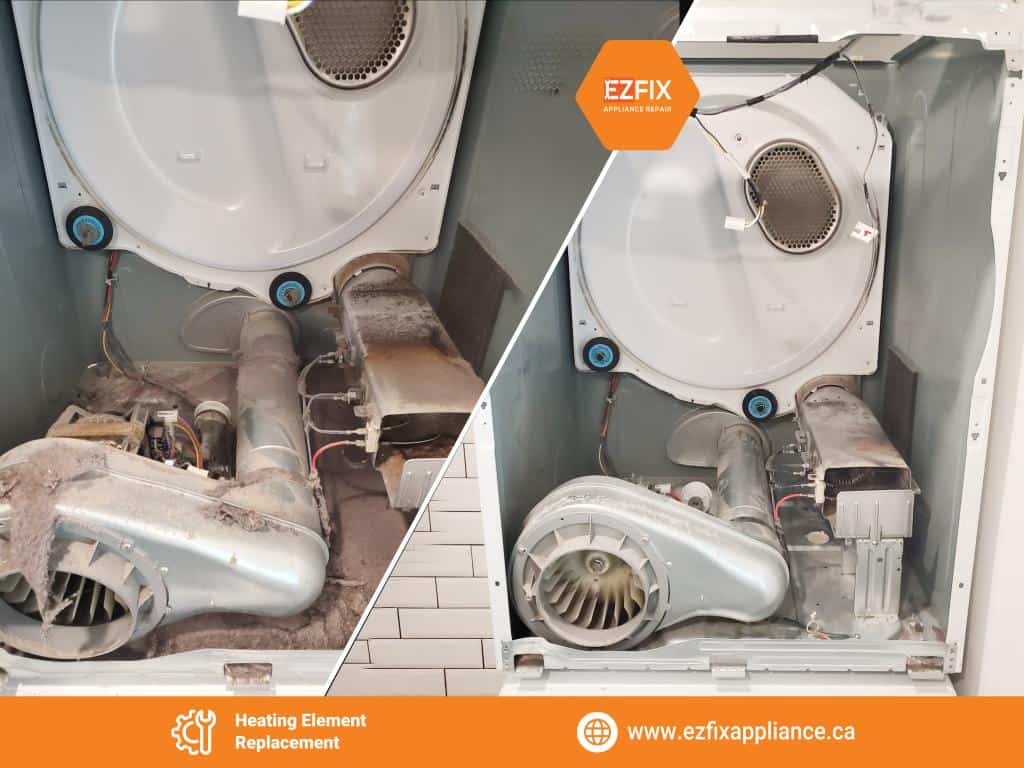 Kenmore dryer no-heat repair in Richmond Hill - image 9