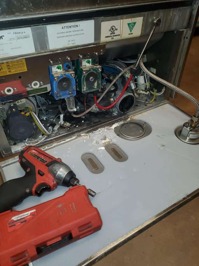 Lamber Dishwasher Repair Richmond Hill Lamber dishwasher valve replacement by EZFIX in Richmond Hill